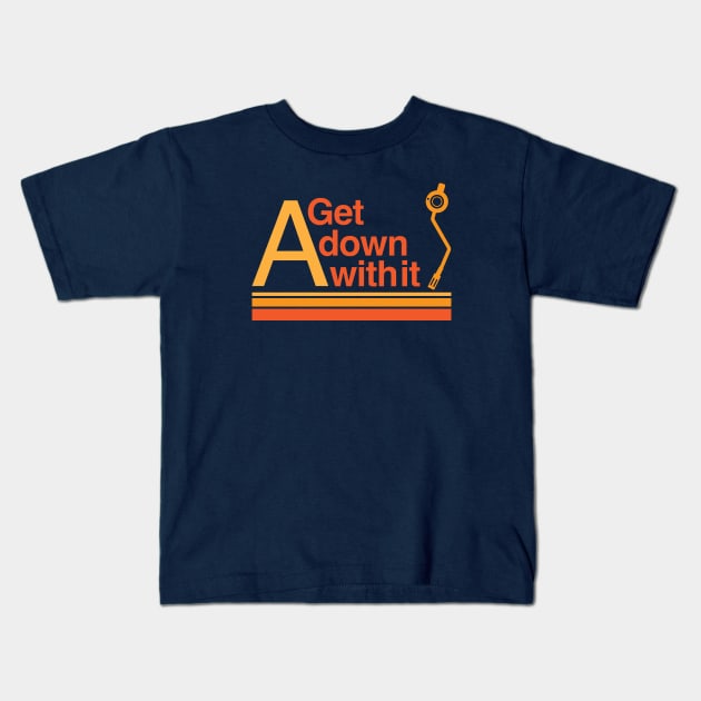 Get Down With It Kids T-Shirt by modernistdesign